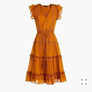 J.Crew Point Sur Flutter Dress size 2